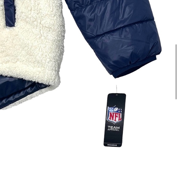 NFL Tennessee Titans Puffer Jacket Womens Sz
XXL Navy White Quilted Full Zip - Picture 4 of 9